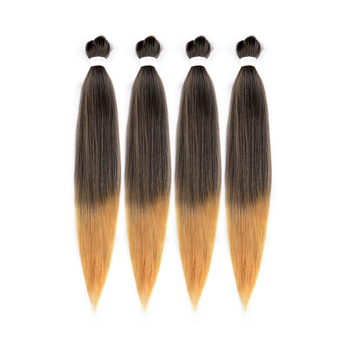 EZ BRAID #1B/27 PRE STRETCHED BRAIDING HAIR 26" YAKI SYNTHETIC HAIR - Image 2