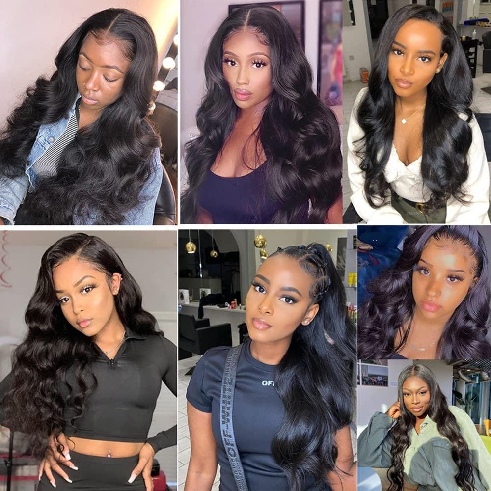 Privileged Elite Hair BODY WAVE WIGS 13X4 LACE FRONT 150% DENSITY PRE-PLUCKED VIRGIN HUMAN HAIR - Image 6