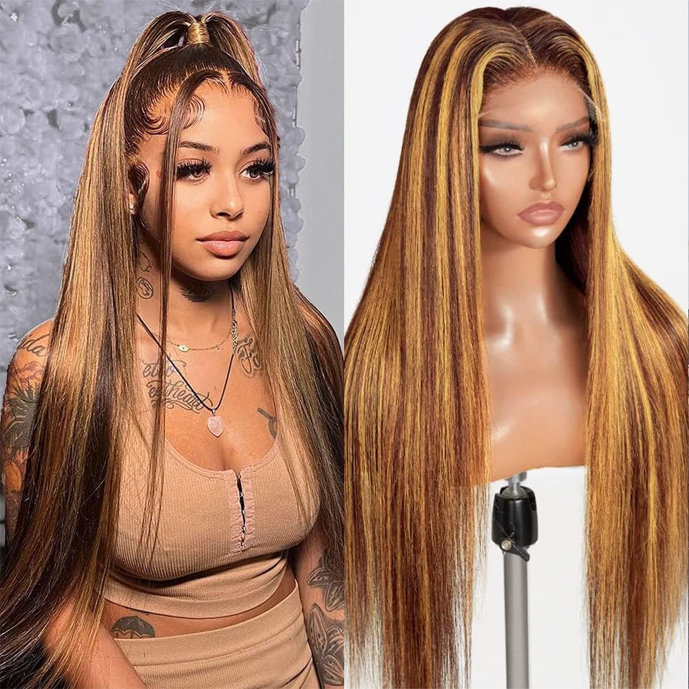Privileged Elite Hair STRAIGHT HIGHLIGHT HONEY BLONDE 13*4 WIGS