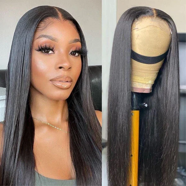 Privileged Elite Hair STRAIGHT 5X5 LACE CLOSURE GLUELESS WIGS VIRGIN HUMAN HAIR - Image 5