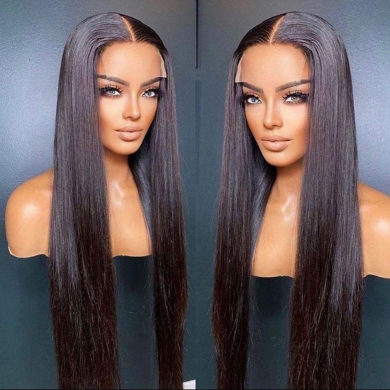 Privileged Elite Hair STRAIGHT 5X5 LACE CLOSURE GLUELESS WIGS VIRGIN HUMAN HAIR