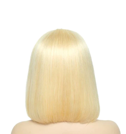 STRAIGHT #613 BLONDE BOB WIGS 13X4 LACE FRONT HUMAN HAIR WIGS - Image 3